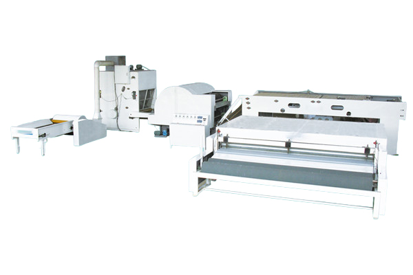 ZH-850/1230 Bonded Fiber (Non-woven) Production Line with Oven, Edge Cutting, and Rewinding